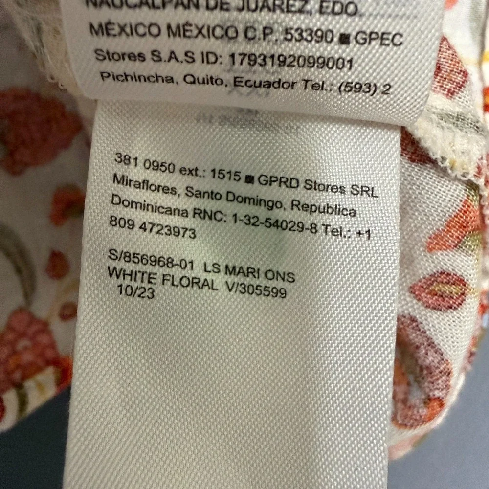 Old Navy Blouse XXL Floral Boho Cottagecore Peasant Prairie Mori Kei Casual Chic